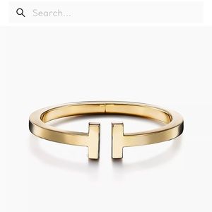 COPY - Tiffany T Square bracelet, 18k gold, size small, used. Product number:60…
